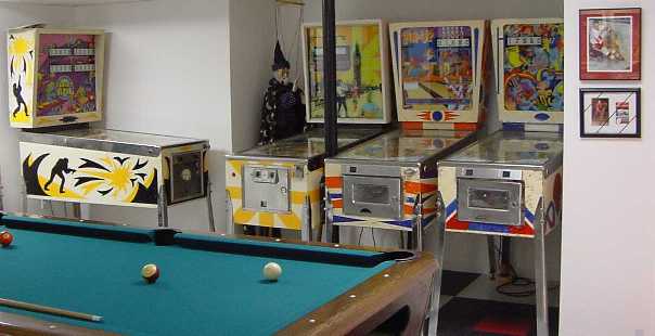 pinball game room